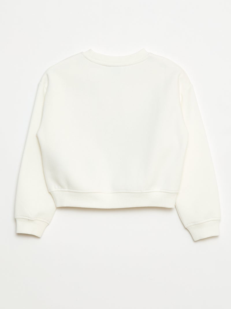 Effen trui 'Bambi' 'Disney' Wit - Kiabi