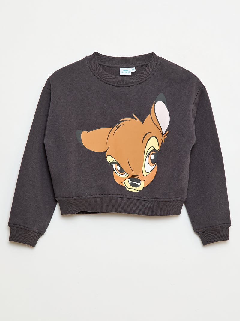Effen trui 'Bambi' 'Disney' Zwart - Kiabi