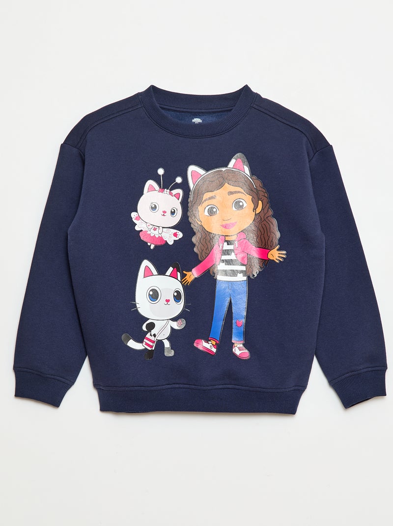 Effen trui 'Gabby's Poppenhuis' 'Dreamworks' Blauw - Kiabi