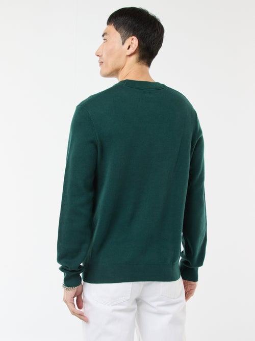 Effen trui met ronde hals - Kiabi