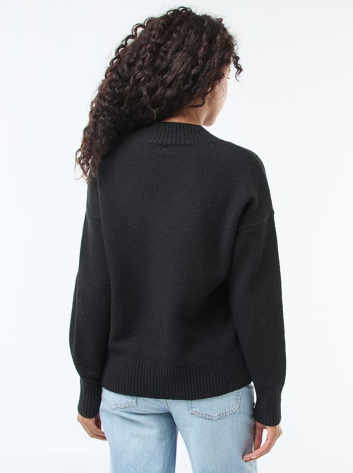 Effen trui met V-hals - Kiabi