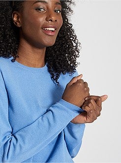 Effen trui van fijn tricot - Kiabi