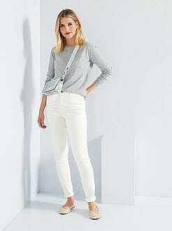 Effen trui van fijn tricot - Kiabi