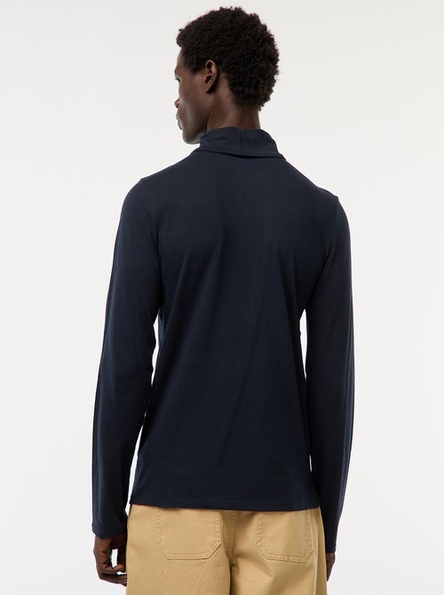 Effen truitje met opstaande kraag - Kiabi