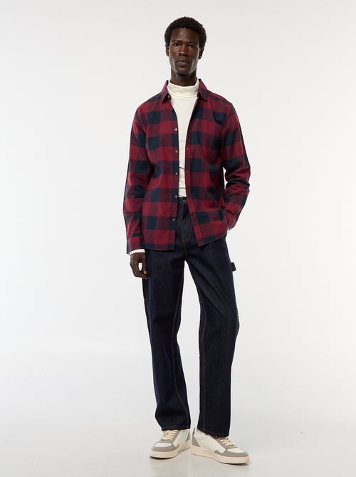 Effen truitje met opstaande kraag - Kiabi