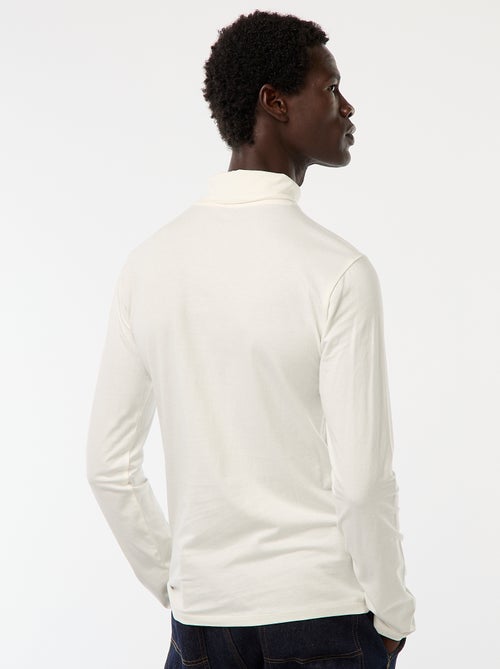 Effen truitje met opstaande kraag - Kiabi