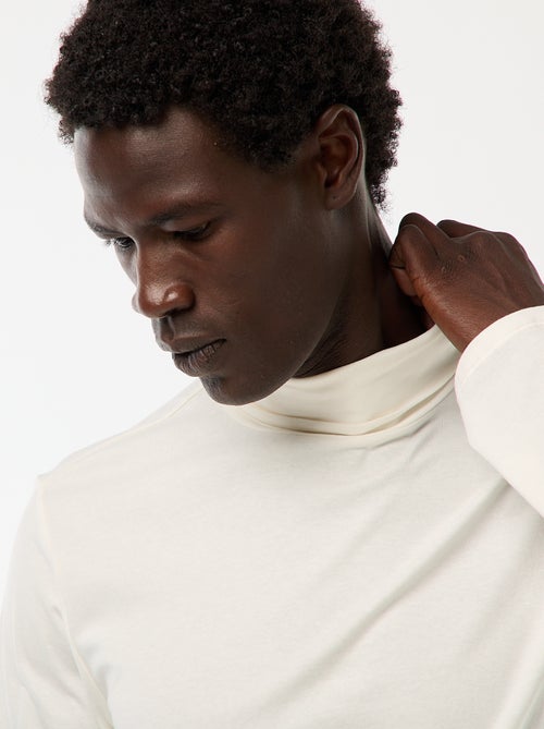 Effen truitje met opstaande kraag - Kiabi