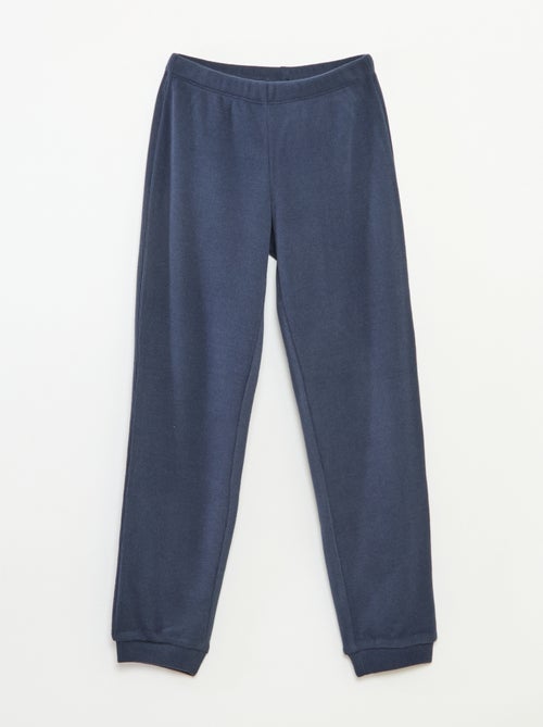 Effen, tweedelige pyjama van jersey - Kiabi