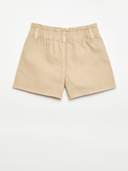 Effen twill short - Kiabi