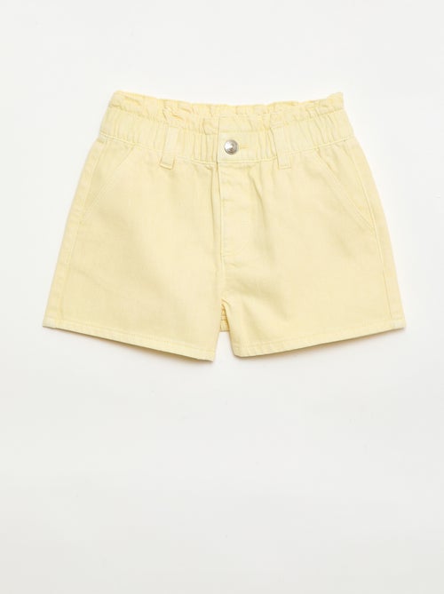 Effen twill short - Kiabi