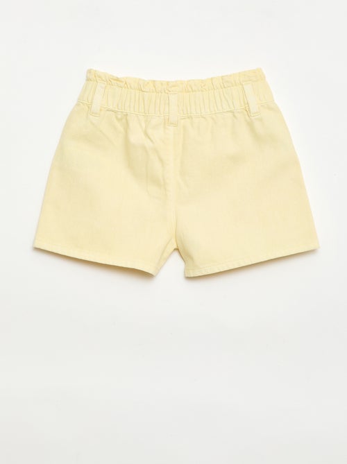 Effen twill short - Kiabi