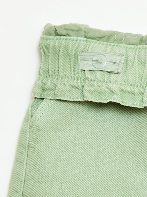 Effen twill short - Kiabi