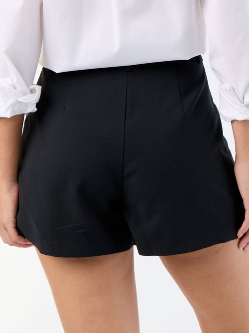 Effen twill short met 2 zakken - Kiabi