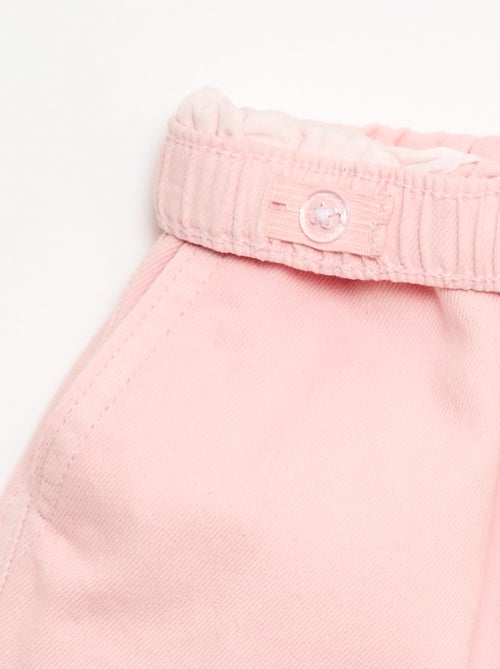 Effen twill short - Kiabi