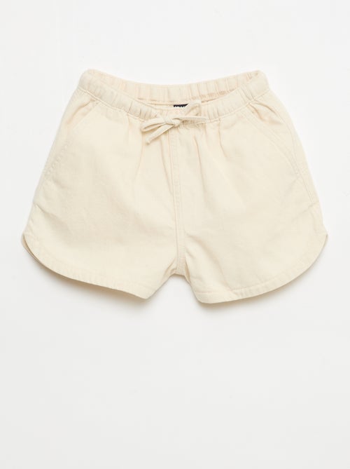 Effen twill short - Kiabi