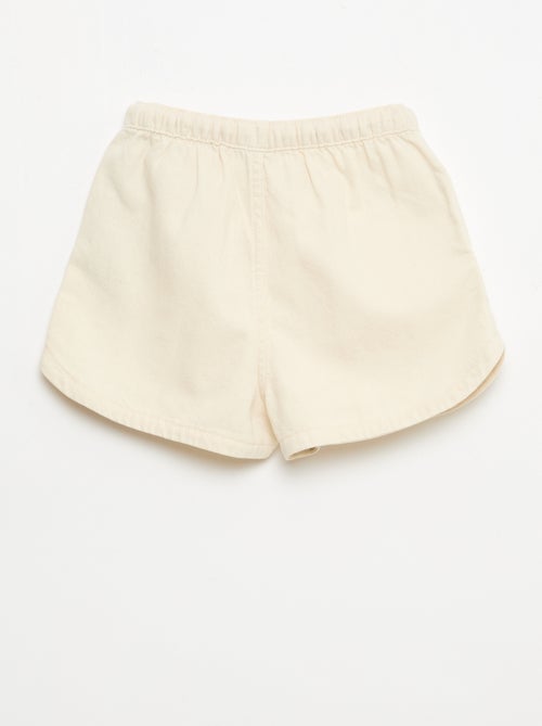 Effen twill short - Kiabi