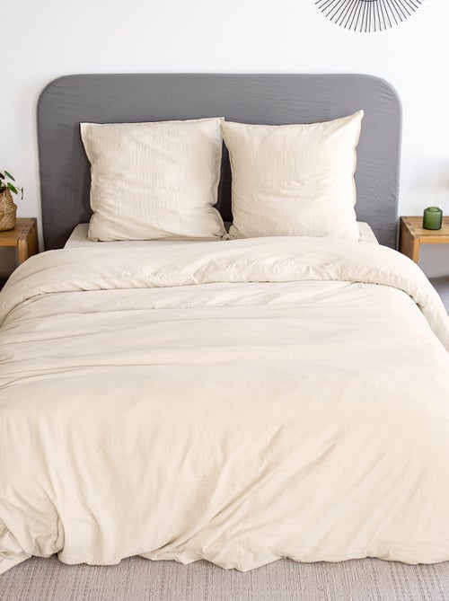 Effen, uiterst zachte dekbedset - Voor 1- of 2-persoonsbed - Kiabi