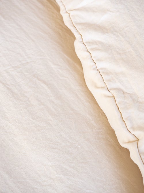 Effen, uiterst zachte dekbedset - Voor 1- of 2-persoonsbed - Kiabi