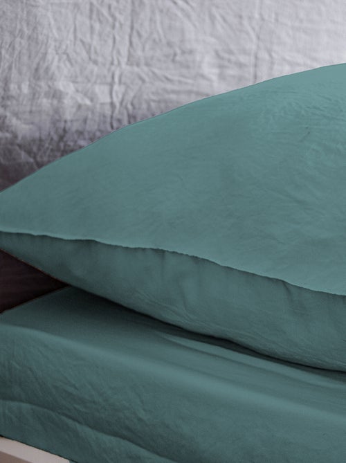 Effen, uiterst zachte dekbedset - Voor 1- of 2-persoonsbed - Kiabi