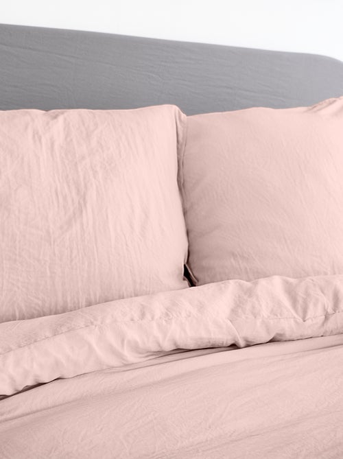 Effen, uiterst zachte dekbedset - Voor 1- of 2-persoonsbed - Kiabi