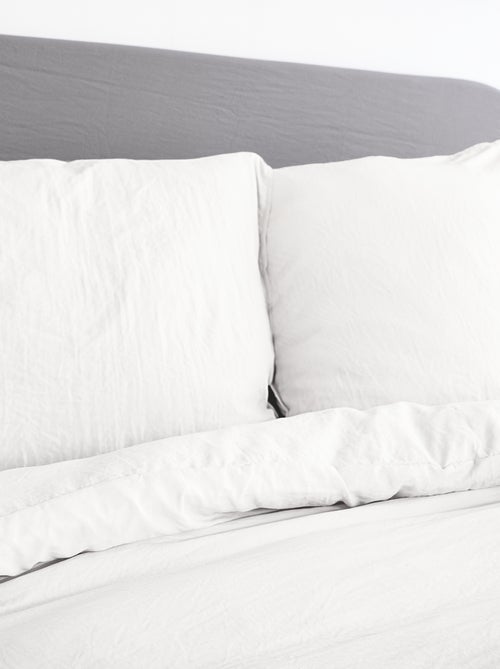 Effen, uiterst zachte dekbedset - Voor 1- of 2-persoonsbed - Kiabi