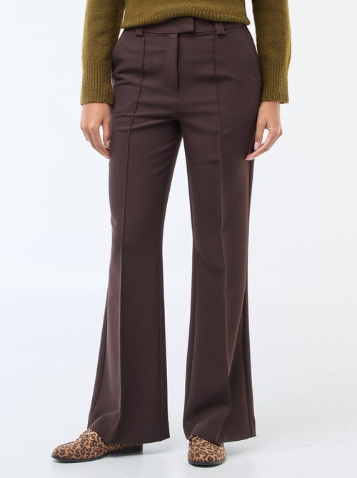 Effen uitlopende broek - Kiabi