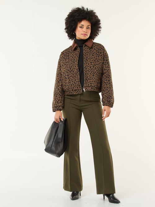 Effen uitlopende broek - Kiabi