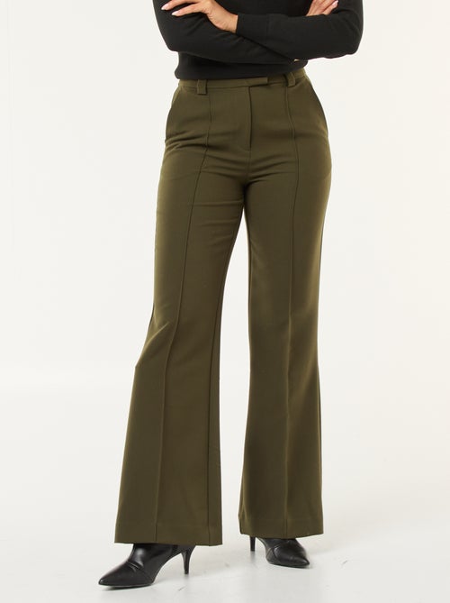 Effen uitlopende broek - Kiabi