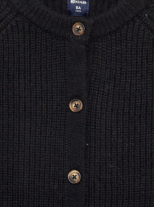 Effen vest met lange mouwen - Kiabi