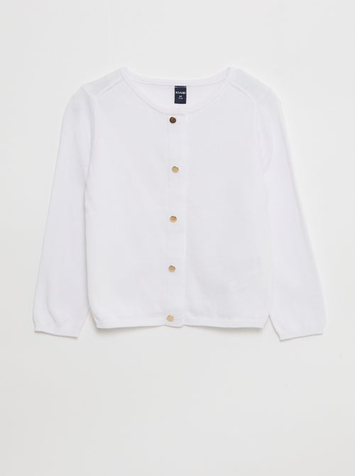 Effen vest met magneetknopen - makkelijk aan te trekken collectie - Kiabi