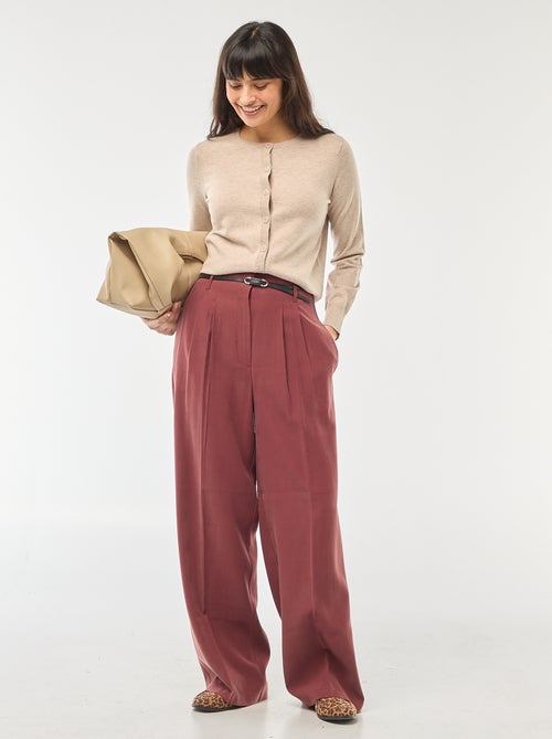 Effen vest met ronde hals - Kiabi