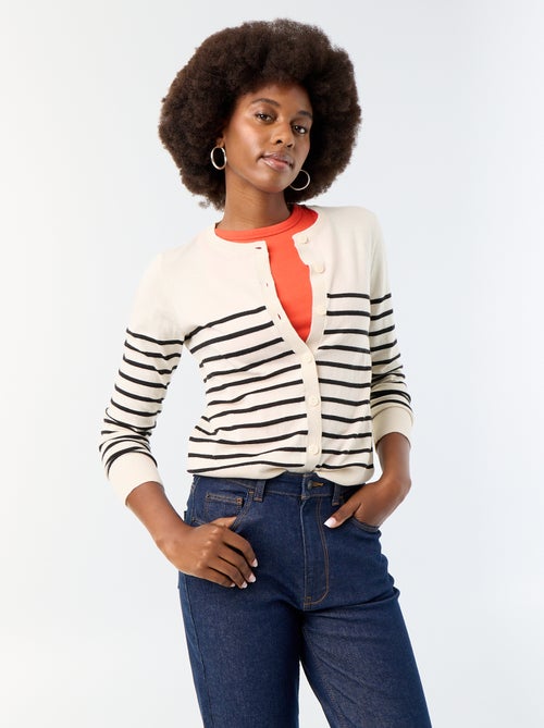 Effen vest met ronde hals - Kiabi