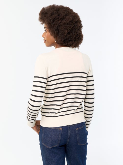 Effen vest met ronde hals - Kiabi