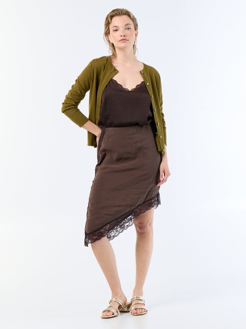 Effen vest met ronde hals - Kiabi