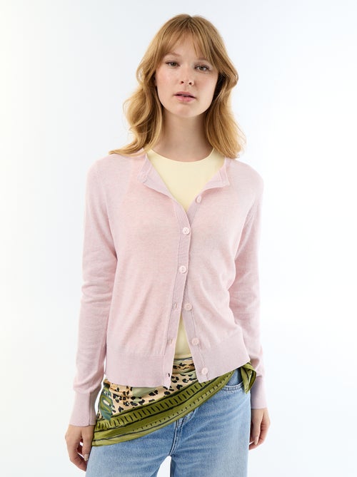 Effen vest met ronde hals - Kiabi