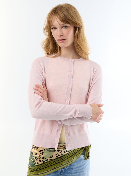 Effen vest met ronde hals - Kiabi