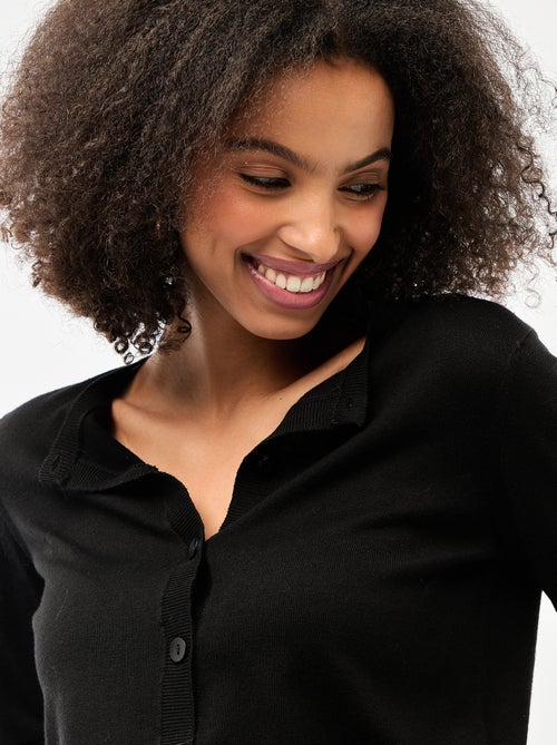 Effen vest met ronde hals - Kiabi