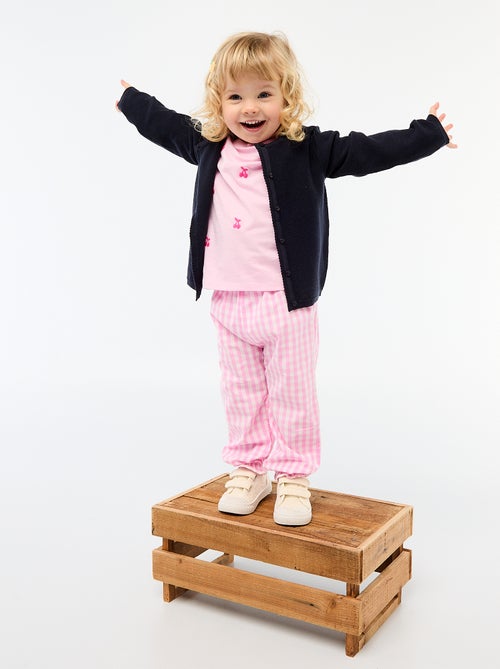 Effen vest van dun gebreid tricot - Kiabi