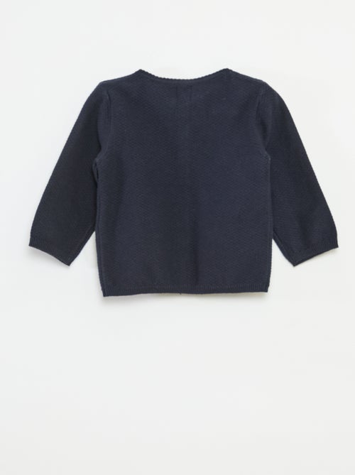 Effen vest van dun gebreid tricot - Kiabi