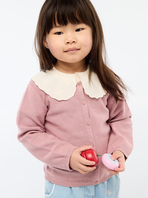 Effen vest van dun gebreid tricot - Kiabi