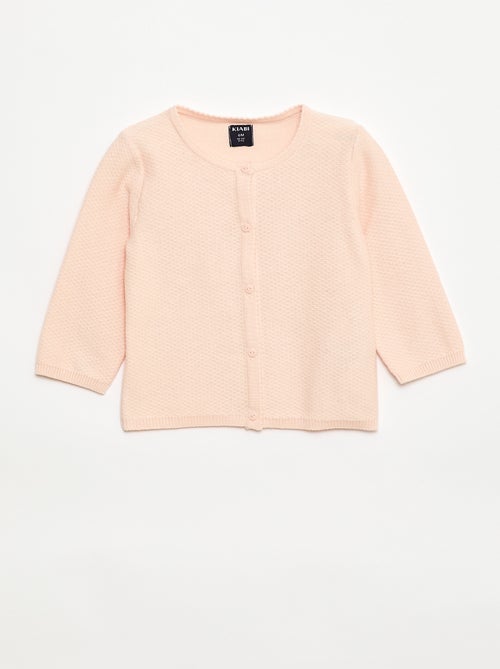 Effen vest van dun gebreid tricot - Kiabi