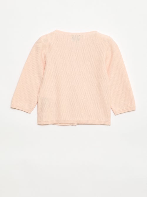 Effen vest van dun gebreid tricot - Kiabi