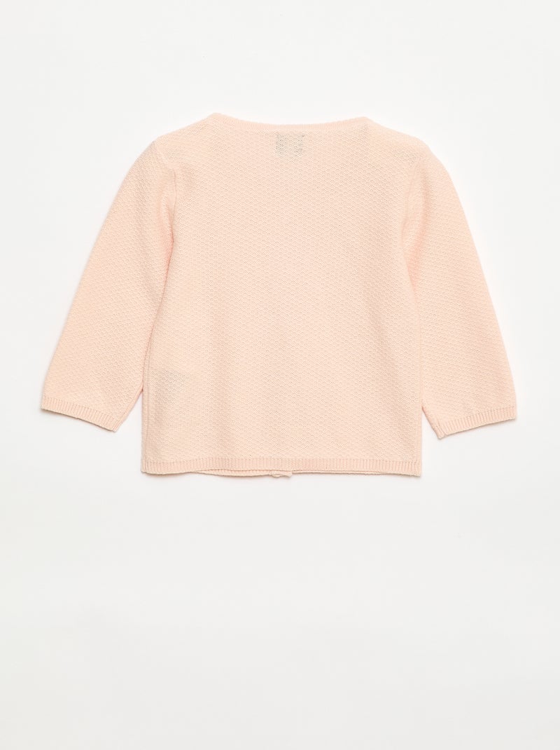 Effen vest van dun gebreid tricot Rose - Kiabi