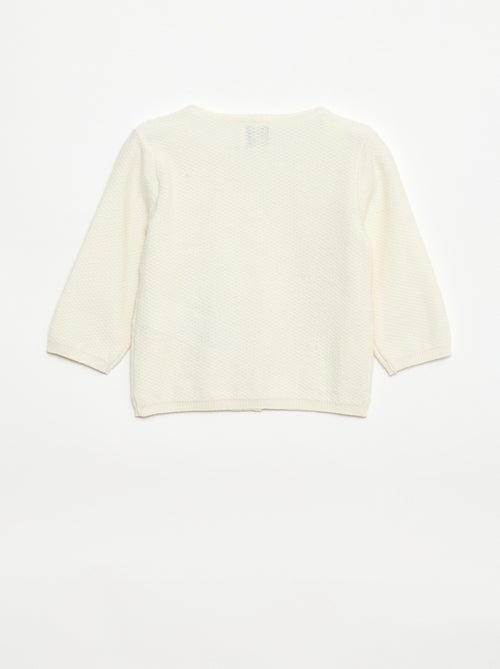 Effen vest van dun gebreid tricot - Kiabi