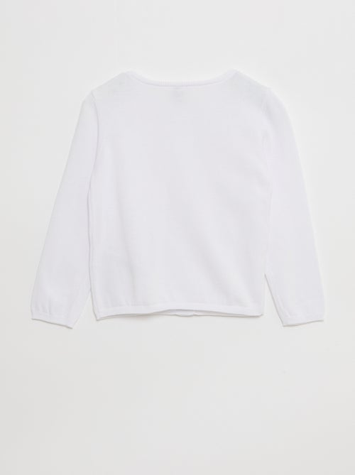 Effen vestje met magnetische drukknoopjes - So Easy - Kiabi