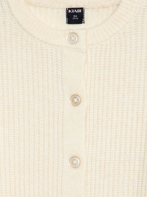 Effen vestje van grofgebreid tricot - Kiabi