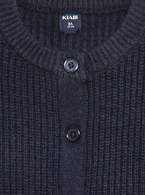 Effen vestje van grofgebreid tricot - Kiabi