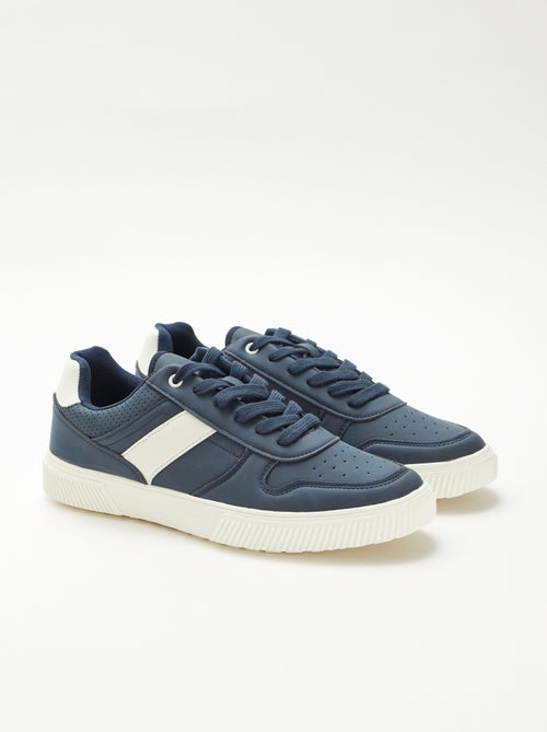 Effen vetersneakers - Kiabi