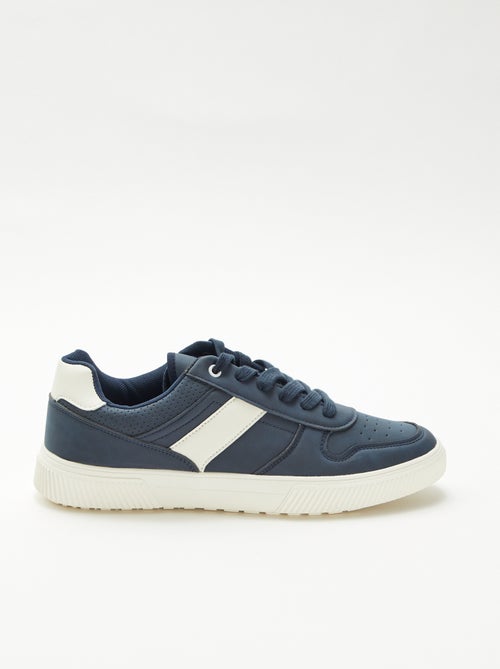 Effen vetersneakers - Kiabi