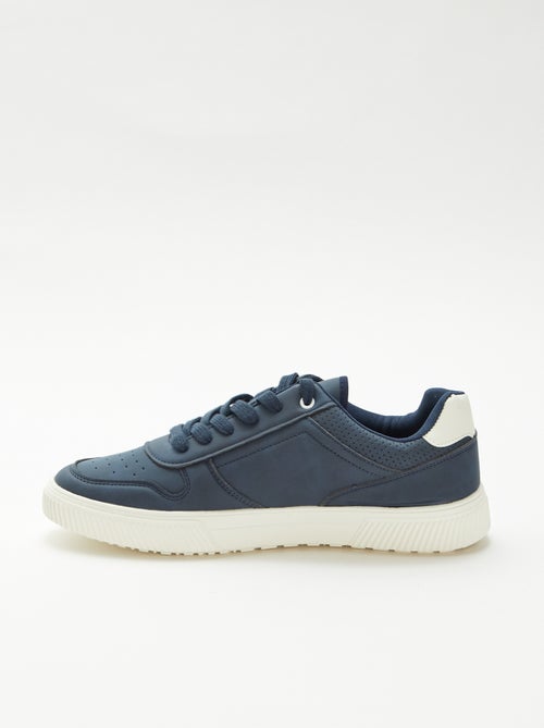Effen vetersneakers - Kiabi